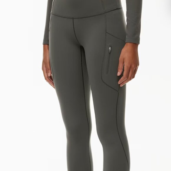 TNA Path High Rise Grey Legging, XS - Picture 4 of 11